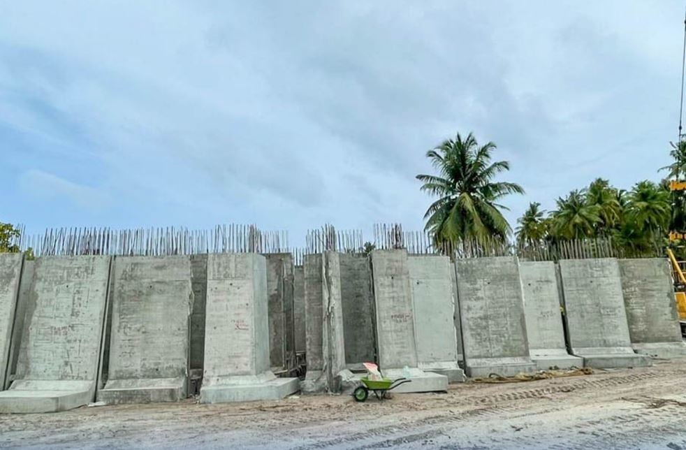 މުރައިދޫ ބަނދަރު ތަރައްގީކުރުން: ހާބަރ ބޭސިން ފުންކުރުމުގެ 80 އިންސައްތަ ނިމިއްޖެ