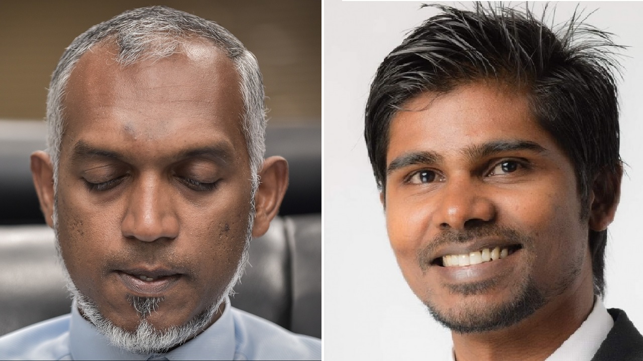 ރޯޑް ޑިވެލޮޕްމަންޓް ކޯޕަރޭޝަންގެ އެމްޑީ މޫސާ ޢަލީ މަނިކް (މޫކޭ) އާއި، ކުރީގެ ހައުސިންގ މިނިސްޓަރ މުޙައްމަދު މުޢިއްޒު (ވ)