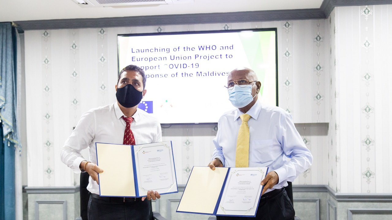 އީޔޫ އާއި ޑަބްލިއުއެޗްއޯއިން ރާއްޖެއަށް އެއް މިލިއަން ޔޫރޯގެ އެހީއެއް