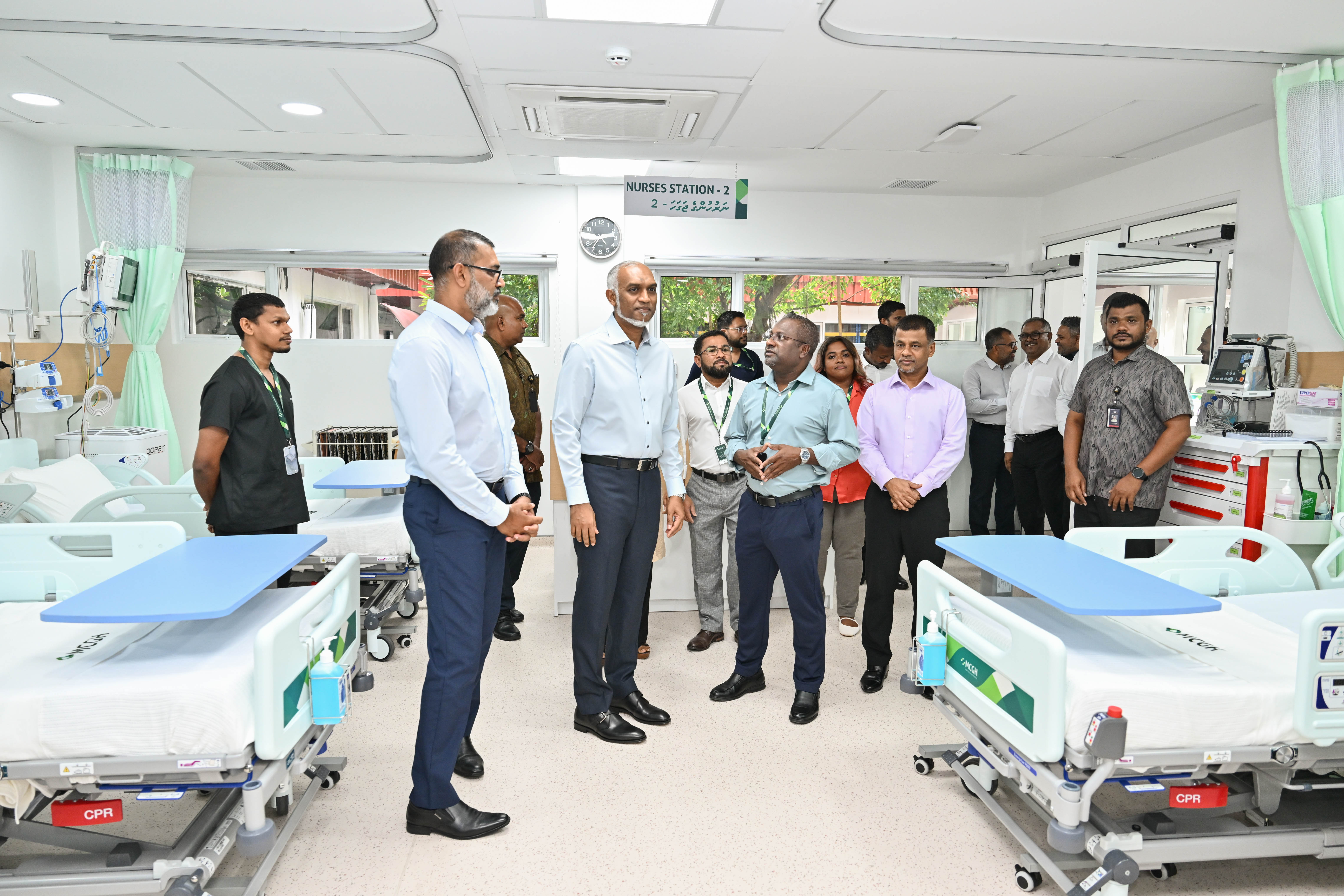 President at the inauguration of Multi-Speciality Surgical Wing at Indira Gandhi Memorial Hospital-- Photo: PO