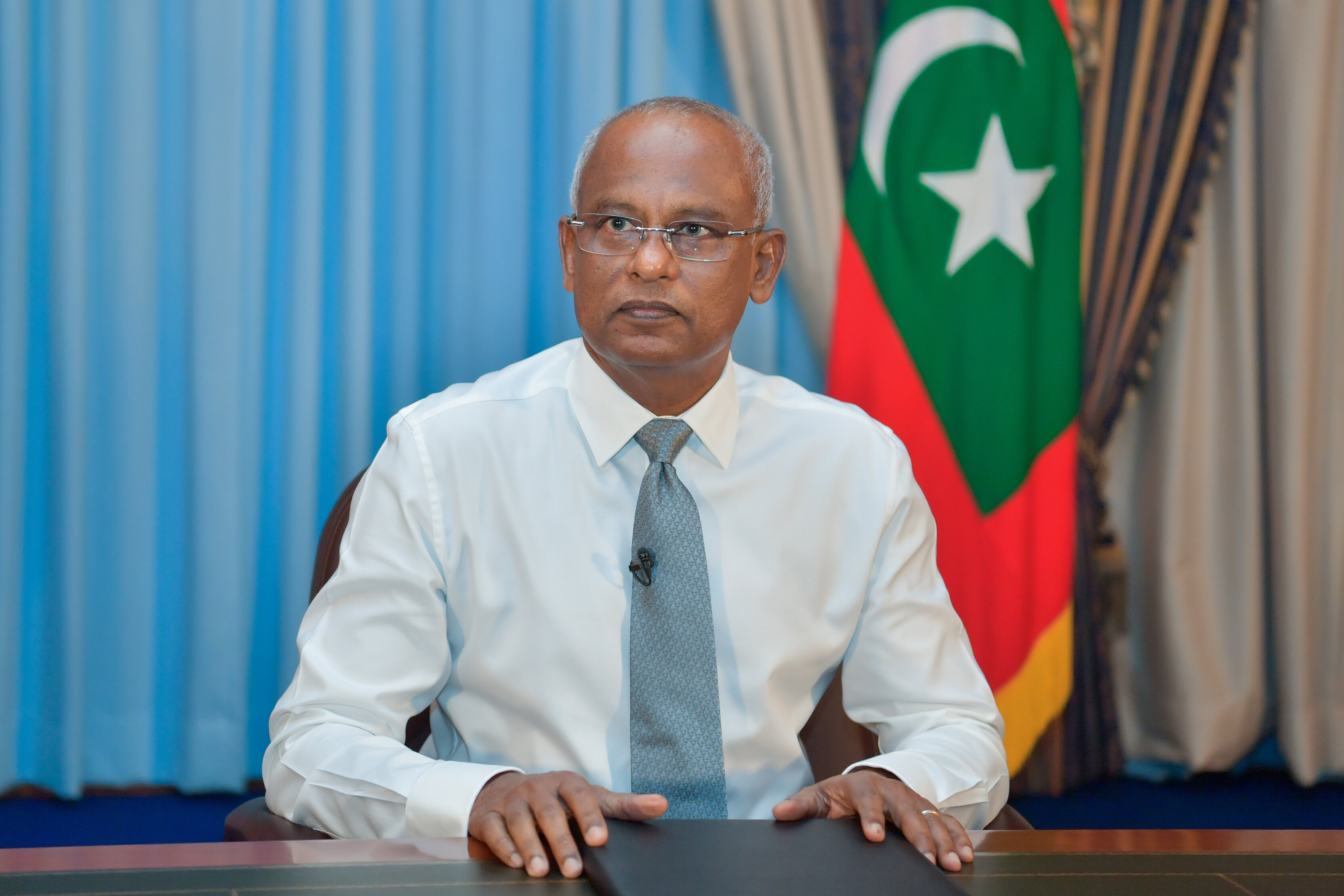 President Ibrahim Mohamed Solih.