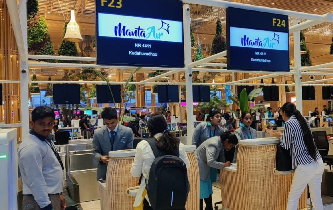 ބެންގަލޫރުން ދ. ކުޑަހުވަދޫ އެއާޕޯޓަށް ސީދާ އުދުހުންތައް ފަށައިފި