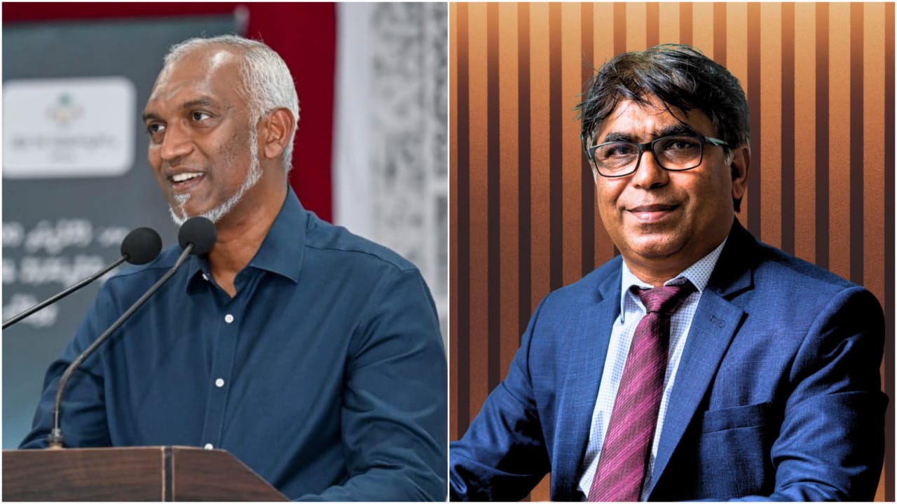 President Dr. Mohamed Muizzu and Inner Maldives Managing Director Mohamed Firaq