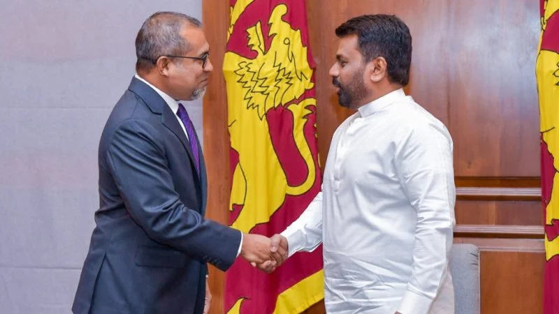 Foreign Minister meeting with Sri Lankan President