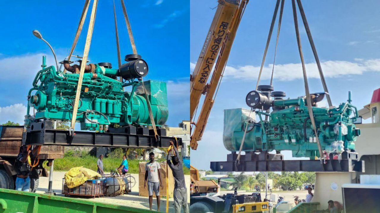 ނައިފަރުގެ ކަރަންޓު ހާލަތު ރަނގަޅު ކުރަން ފެނަކައިން މަސައްކަތް ފަށައިފި