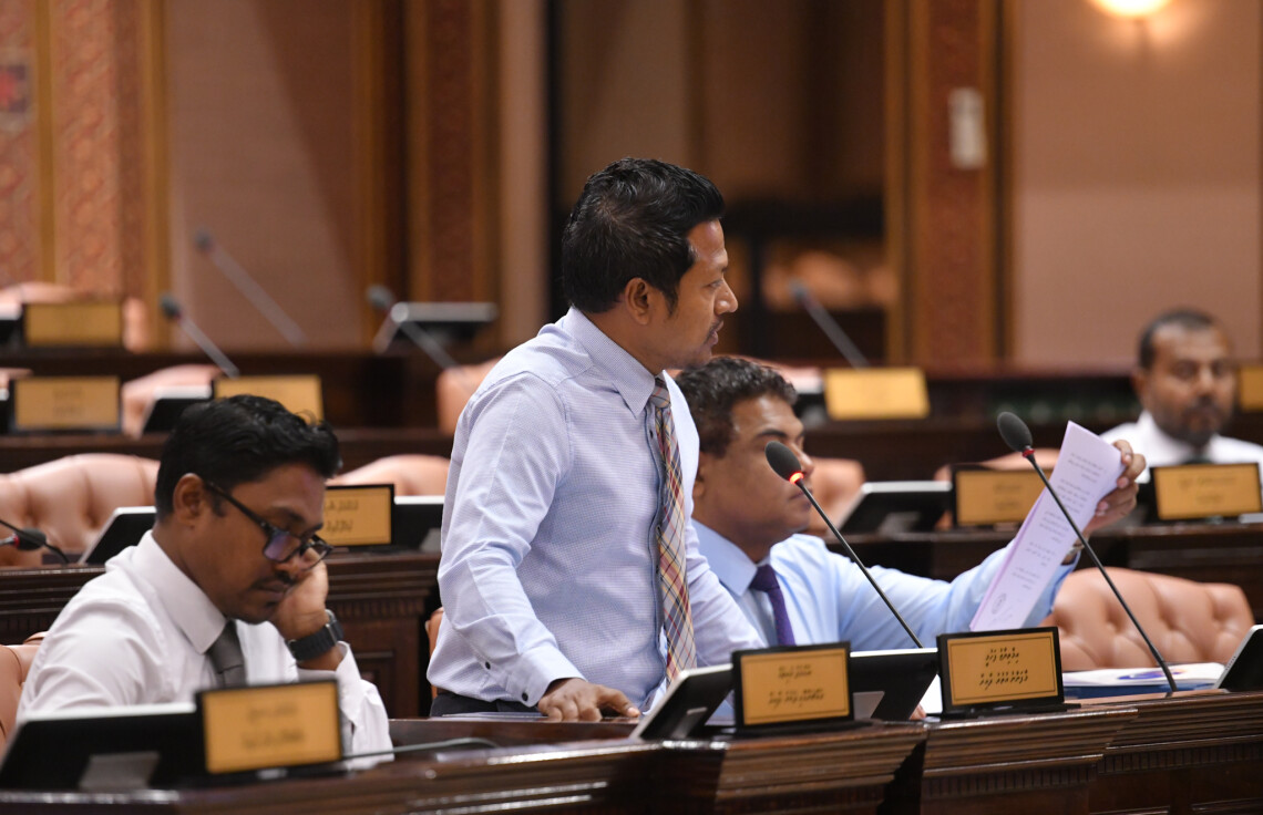 MP for the North Maafannu constituency, Imthiyaz Fahmy