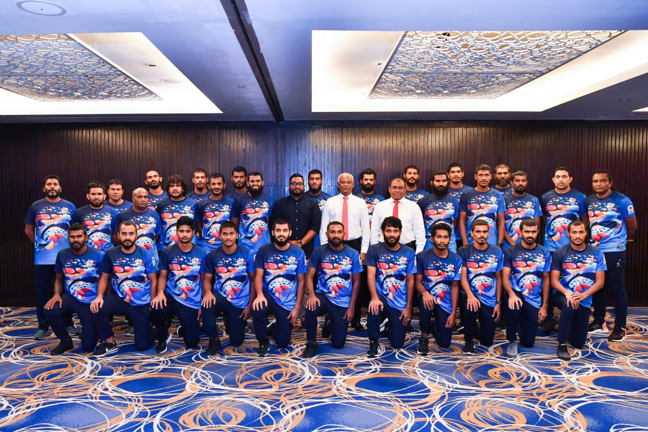 ދިވެހިން ތިބީ ޤައުމީ ޓީމާއެކު؛ އުއްމީދަކީ ކާމިޔާބީ: ރައީސް