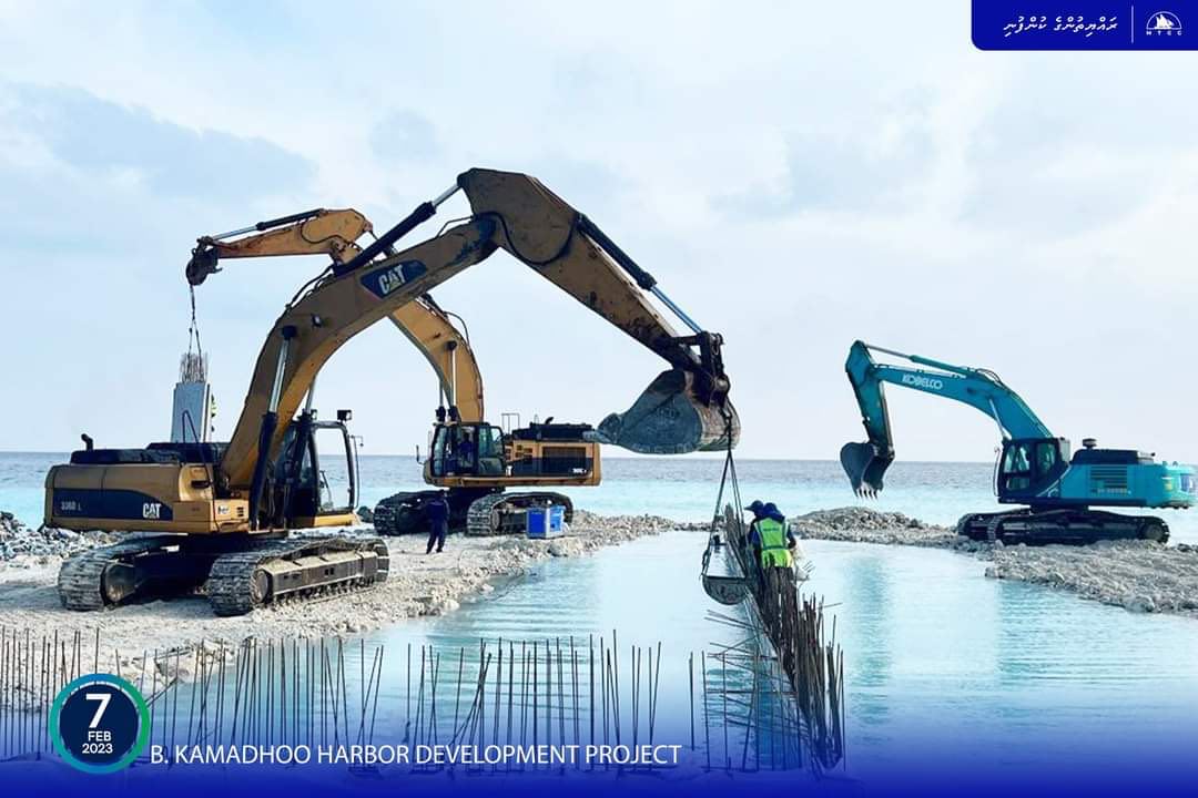 ކަމަދޫ ބަނދަރު: އައު ހާބަރ ބޭސިން ފުންކުރުމުގެ މަސައްކަތް ނިމިއްޖެ