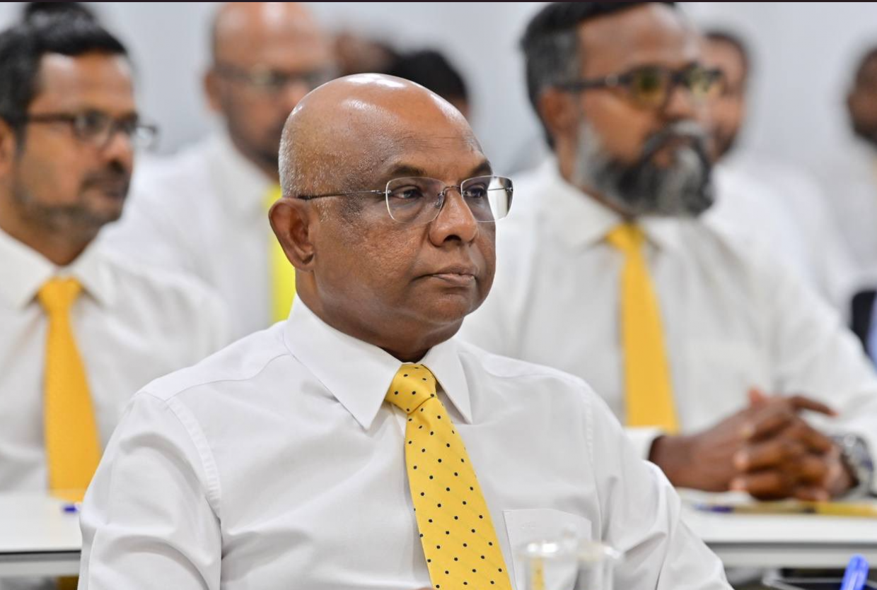 Former President of the United Nations General Assembly and current opposition Maldivian Democratic Party (MDP) President Abdulla Shahid