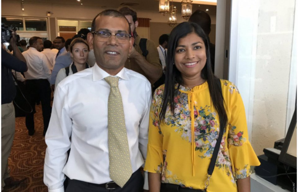 އެމްްޑީޕީން ރައީސް ނަޝީދު ދުރުކުރާކަށް މީހަކު ނޫޅޭ - ރޮޒައިނާ