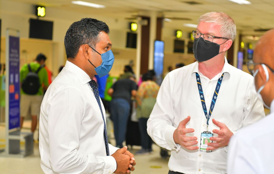 މައި އެއާޕޯޓުގެ ހާލަތާމެދު ޝަކުވާ؛ ނާއިބު ރައީސް އެއަރޕޯޓަށް