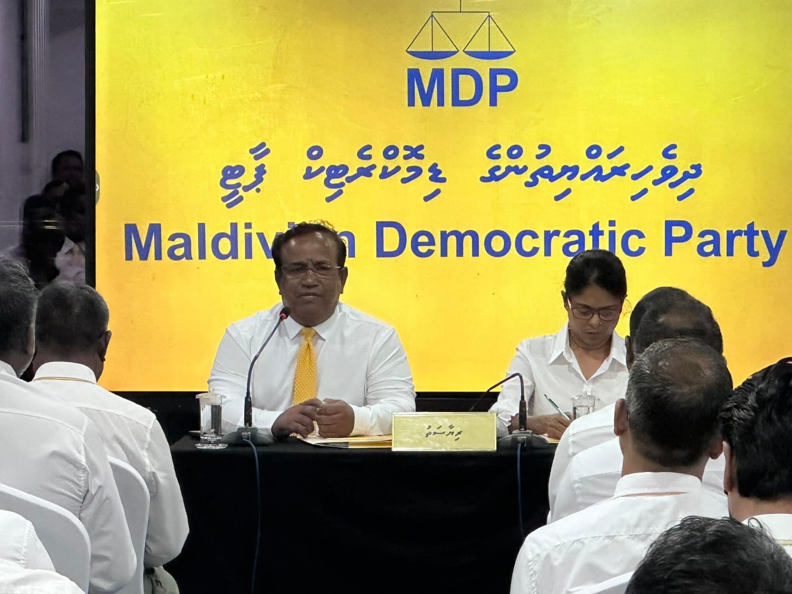 Abdul Ghafoor Moosa elected interim chairperson of MDP