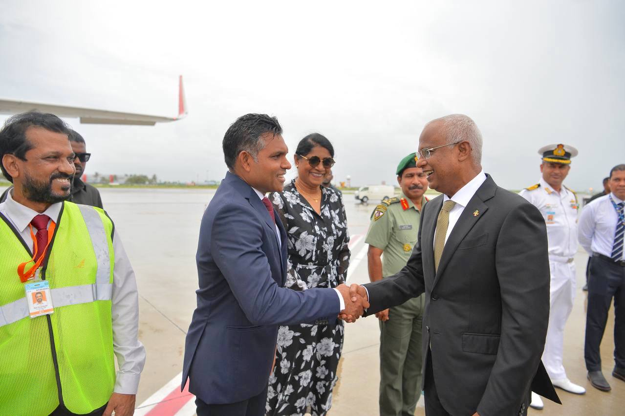 ރައީސުލްޖުމްހޫރިއްޔާ އިންޑިއާއަށް ކުރައްވާ ރަސްމީ ދަތުރުފުޅެއްގައި ފުރާވަޑައިގެންފި