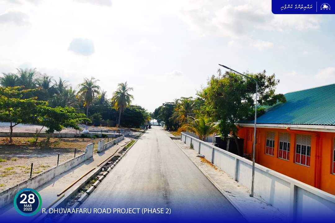 ދުވާފަރު މަގުހެދުން: މަސައްކަތުގެ 82 އިންސައްތަ ނިމިއްޖެ