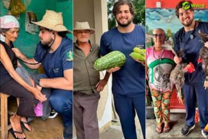 އިންސާނިއްޔަތުގެ ލާމަސީލު މިސާލެއް: ބަލިމީހުންނަށް ހިލޭ ހިދުމަތްކުރަމުންދާ ބްރެޒިލްގެ ޑޮކްޓަރަށް ދުނިޔޭގެ ތައުރީފު