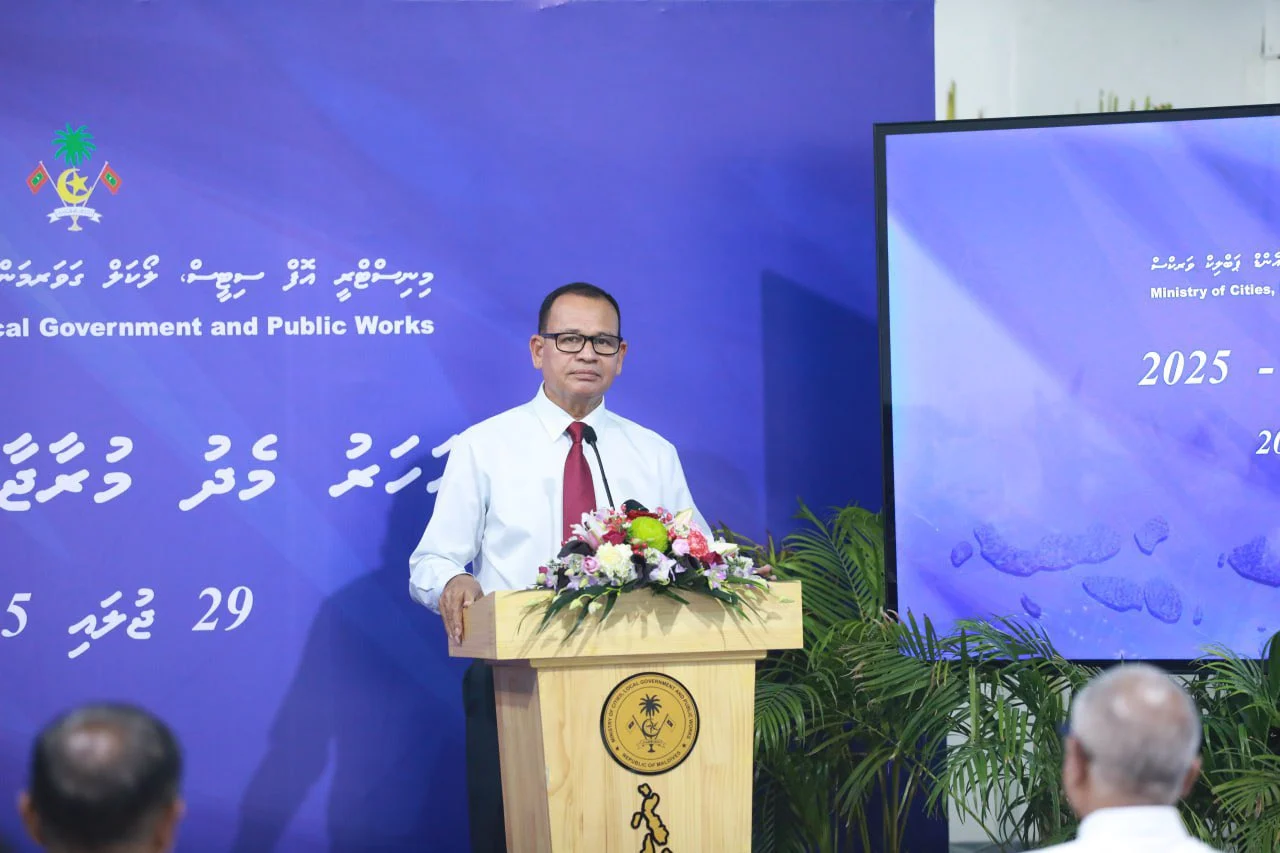 Minister of Cities, Local Government and Public Works, Adam Shareef Umar