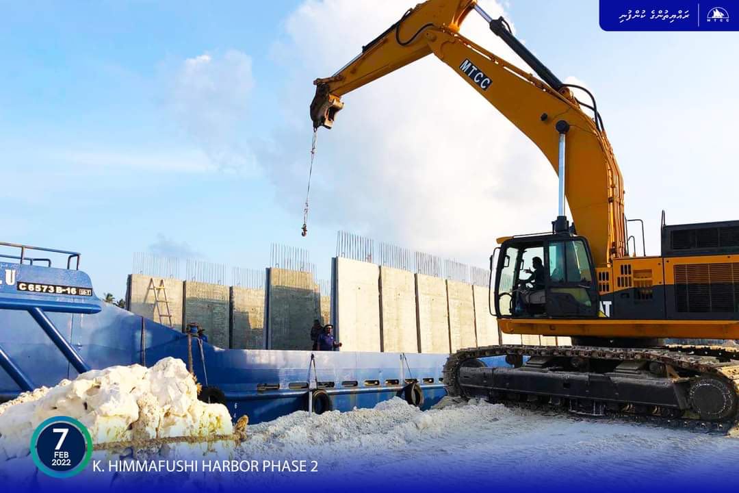 ހިންމަފުށީ ބަނދަރު: ހާބަރ ފުންކުރުމުގެ މަސައްކަތުގެ 99 އިންސައްތަ ނިމިއްޖެ