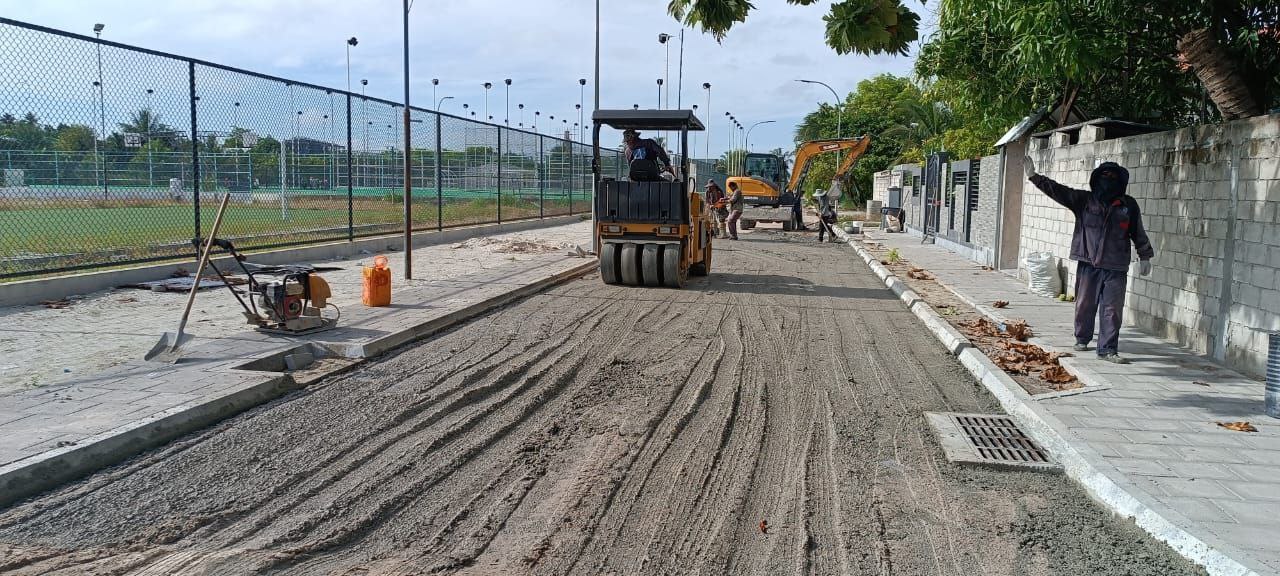 މާމިގިލީ މަގު ހެދުމުގެ މަޝްރޫޢުގެ 80 އިންސައްތަ މަސައްކަތް ނިންމައިފި