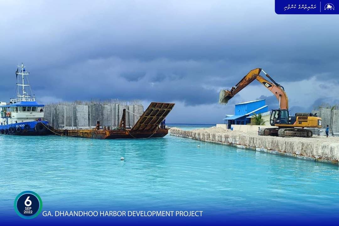 ދާންދޫ ބަނދަރު: ކޮންކްރީޓް ގަލުގެ ދެވަނަ ޝިޕްމަންޓް ރަށަށް ގެންގޮސްފި