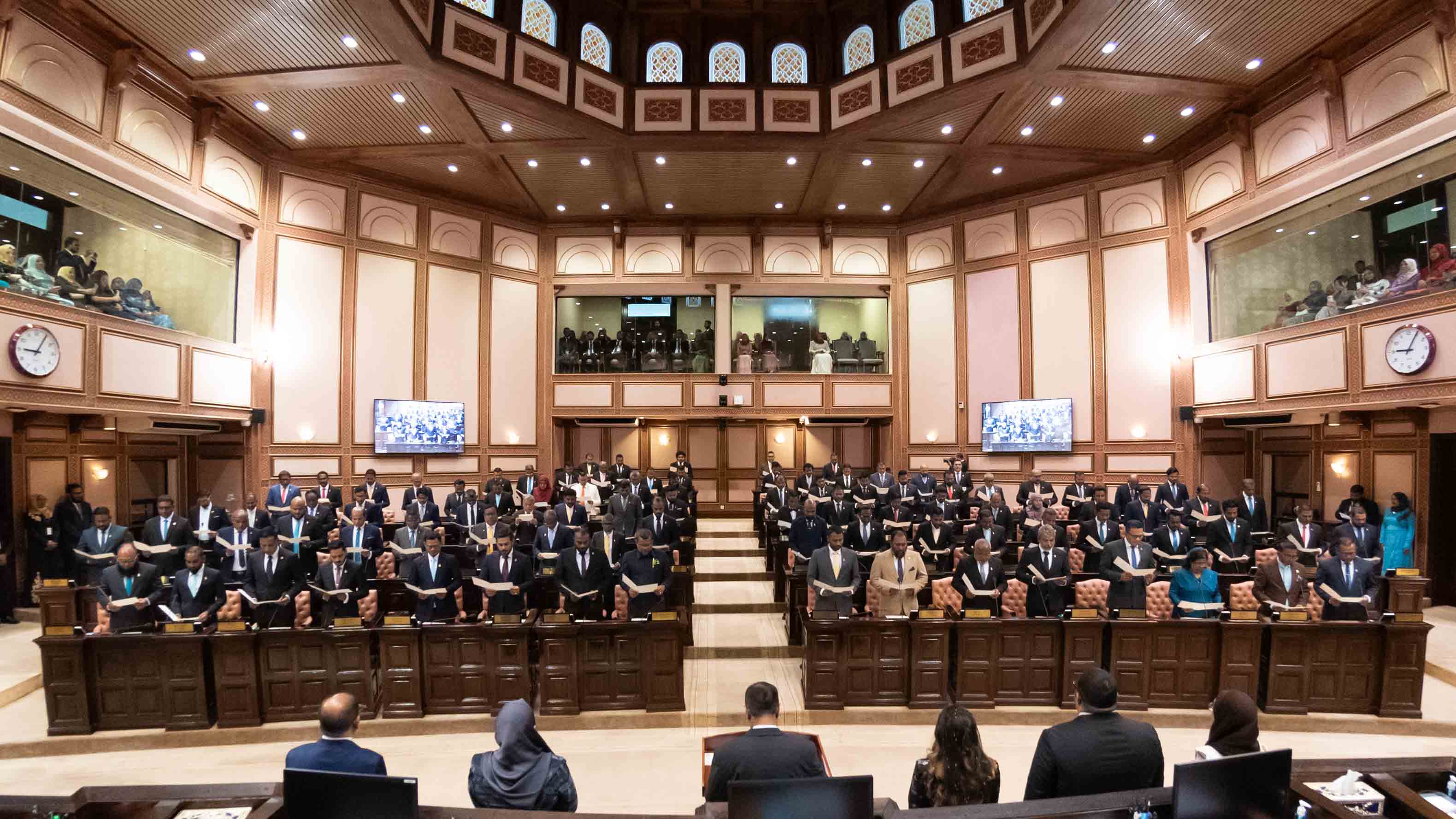 President congratulates Parliament members of the 20th People's Majlis