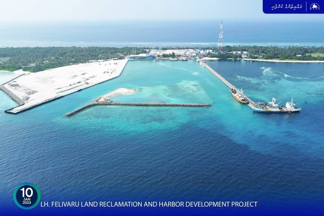 ފެލިވަރު ބަނދަރު: ބިން ހިއްކުމާއި ބޭރުތޮށިލުމުގެ މަސައްކަތް ނިމިއްޖެ