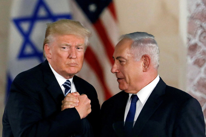 US President Donald Trump and Israeli Prime Minister Benjamin Netanyahu. (File/Reuters)