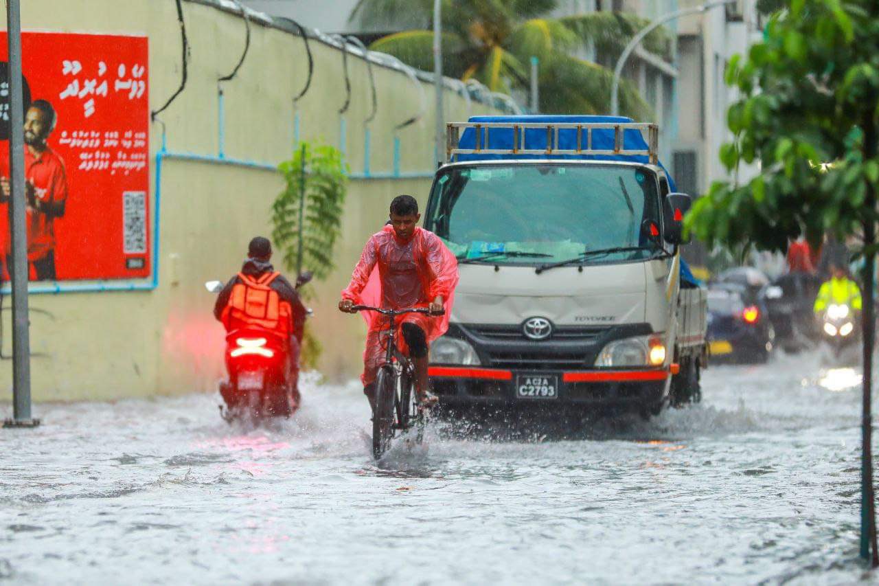 އިއްޔެ މާލެއަށް 159 މިލިމީޓަރުގެ ވާރޭ ވެހުނު