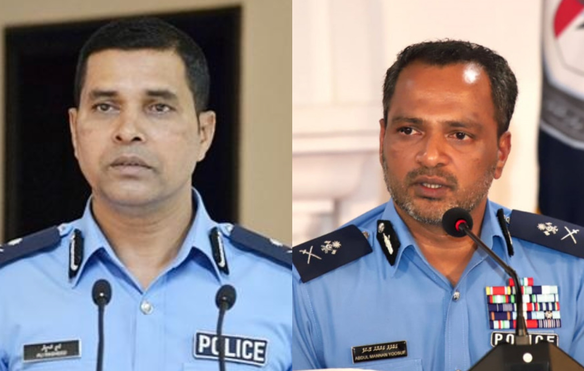 ޑީސީޕީ މަންނާން އާއި އޭސީޕީ އަލީ ރަޝީދު ފުލުހުންގެ ހިދުމަތުން ރިޓަޔާ ކުރަށްވަނީ