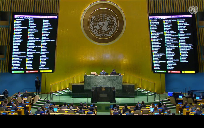 UN General Assembly recognizes Palestinian bid for full membership