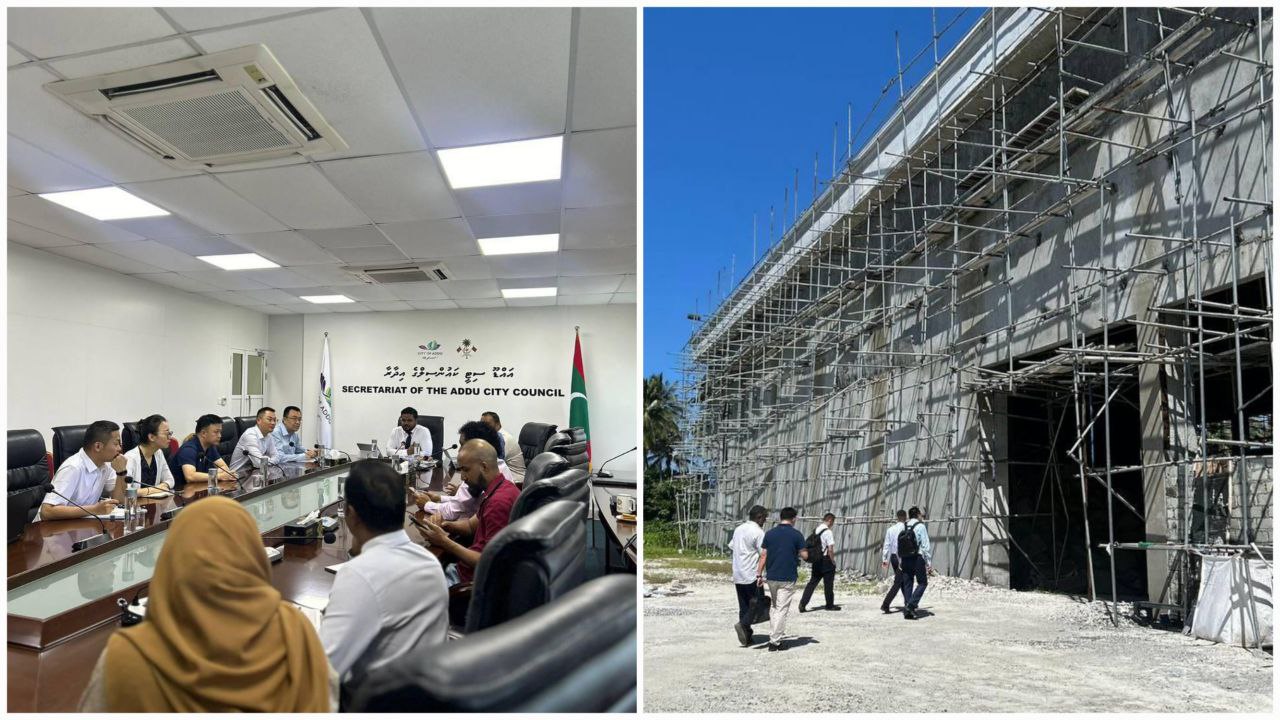 އައްޑޫ ސީޕީއެސް ޕްރޮޖެކްޓުގެ ތައްޔާރީތައް ބެލުމަށް ފެނަކައިގެ އިސްވެރިން އައްޑޫއަށް