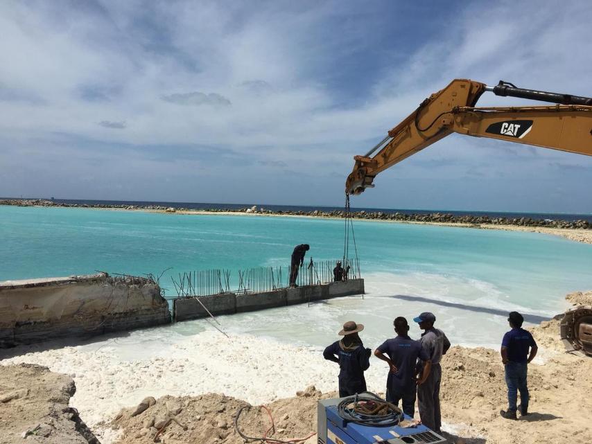 އިހަވަންދޫ ބަނދަރުގެ 50 އިންސައްތަ ނިންމާލައިފި