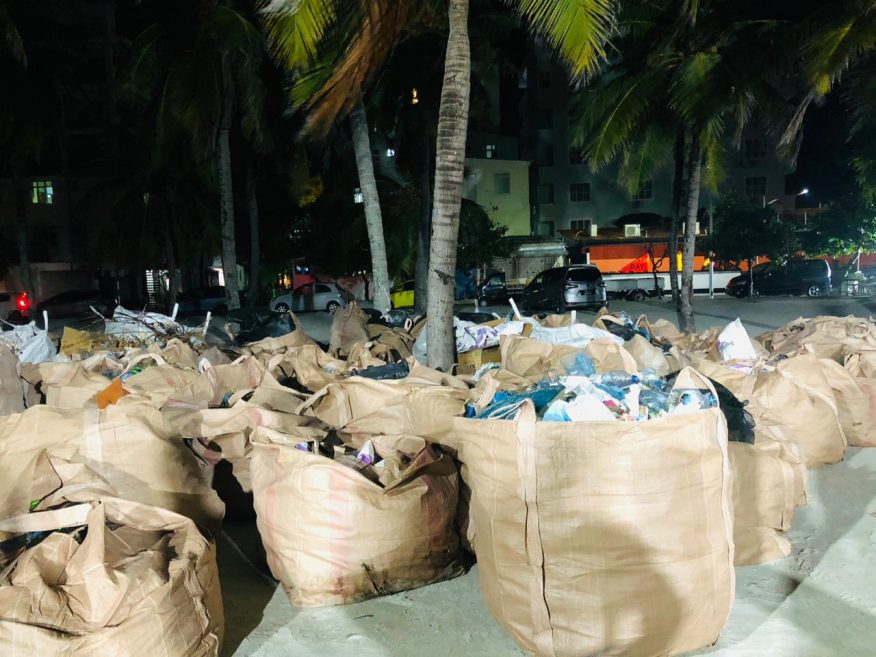 120 މިނެޓް ތެރޭގައި 18 ޓަނުގެ ކުނި ހުޅުމާލެއިން