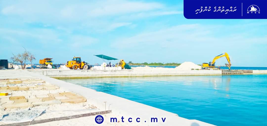 ހިންނަވަރު ދެކުނު ބަނދަރުގެ އެއްގަމުތޮށީގެ ގައު އެތުރުމުގެ މަސައްކަތް ނިންމާލައިފި