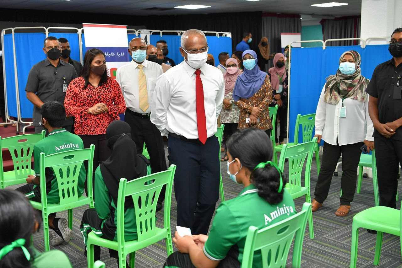 ސްކޫލް ކުދިންނަށް ވެކްސިންގެ ދެވަނަ ޑޯޒް ޖަހަން ފަށައިފި