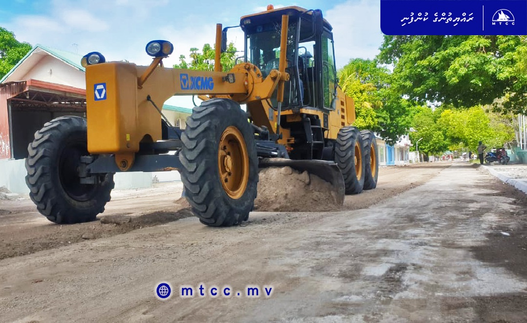 ފުވައްމުލަކު މަގުހެދުމުގެ މަސައްކަތް ދަނީ ބާރަށް ކުރިއަށް