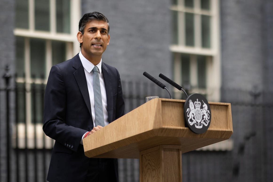 UK Prime Minister Rishi Sunak.