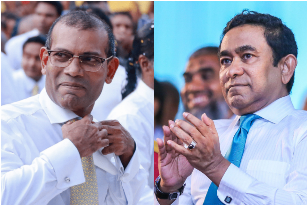 ރައީސް ޔާމީނާ ބައްދަލު ކުރެއްވުމަށް ރައީސް ނަޝީދު މާދަމާ މާފުއްޓަށް