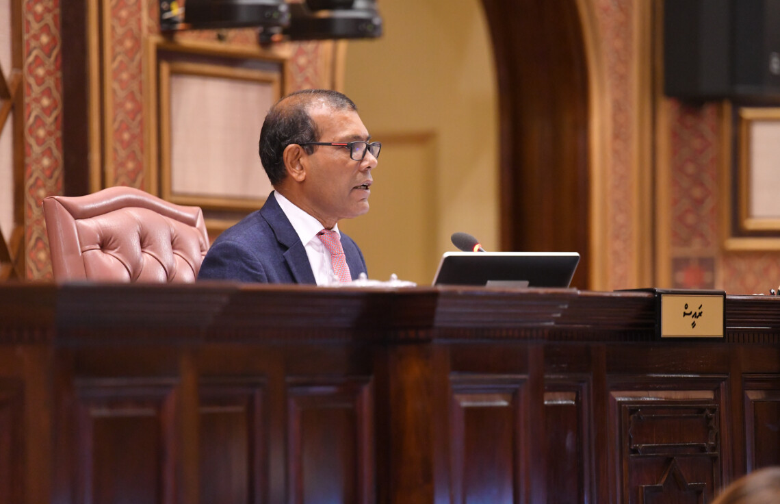 ނިޒާމީ ވޯޓު މިވަގުތު ކުރިއަށް ނުގެންދިއުމަށް ނިންމައިފިން: ނަޝީދު