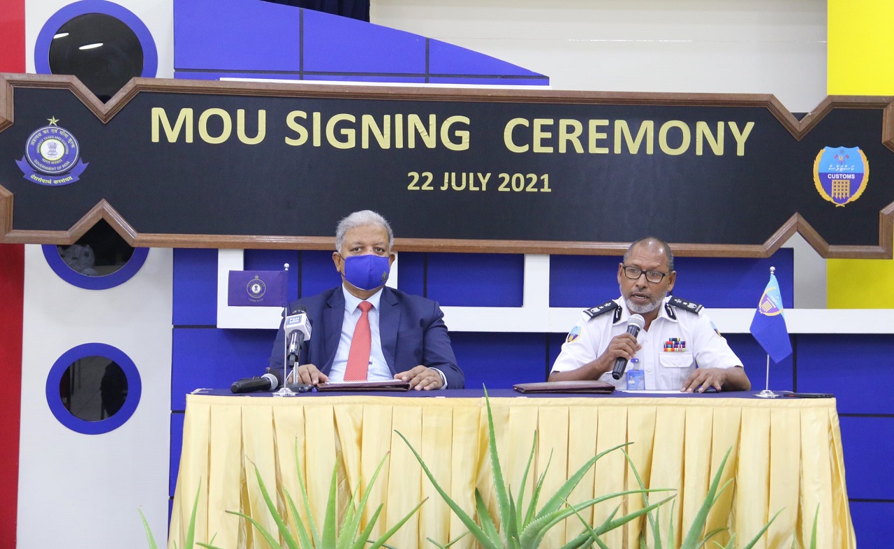 ރާއްޖެ އެތެރެކުރާ މުދަލުގެ މައުލޫމާތު ހިއްސާކުރުމާގުޅޭ އެއްބަސްވުމެއްގައި އިންޑިއާއާއެކު ސޮއިކޮށްފި