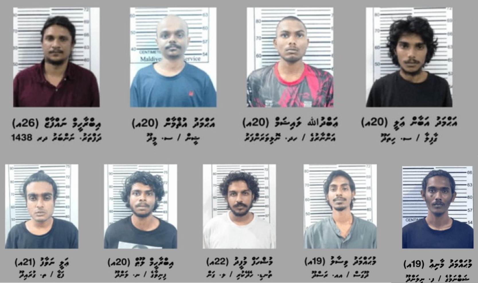 މަސްތުވާތަކެތީގެ ދެ މައްސަލައެއްގައި ފ. ނިލަންދޫން 9 މީހަކު ހައްޔަރުކޮށްފި