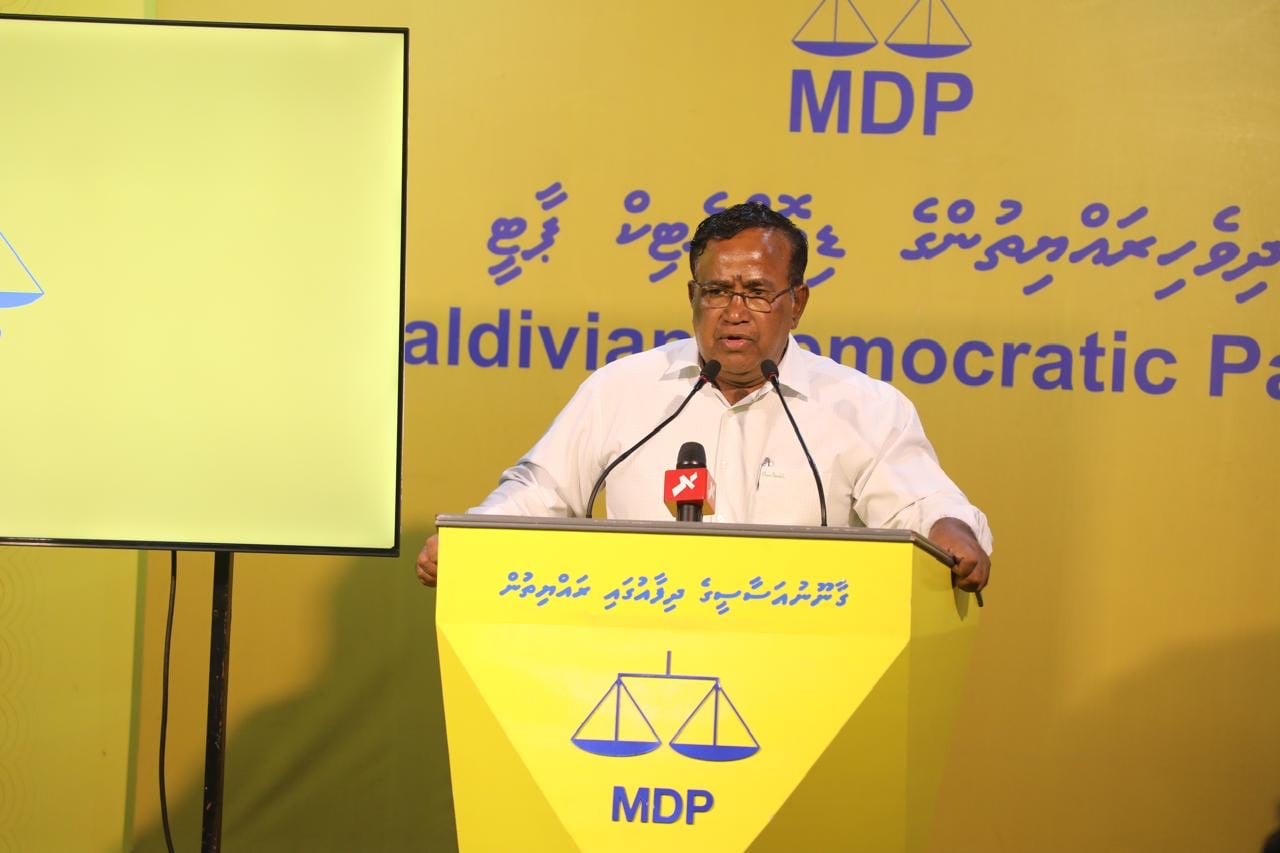 އެމްޑީޕީގެ ވަގުތީ ޗެއާޕާސަން ޢަބްދުލްޣަފޫރު މޫސާ (ގަޕޯ)