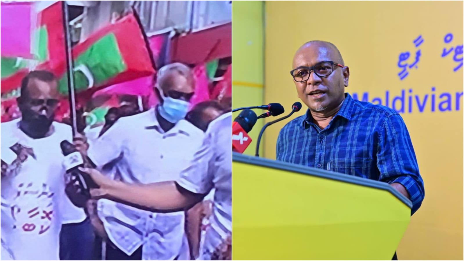 ހަސަންގެ ރައްދެއް ސަރުކާރަށް; ކޮވިޑް ތެރޭގައި މުޒާހަރާކޮށްފައި މިއަދު މާ މާތް ބަޔަކަށް ހެދެން ނޫޅޭ!
