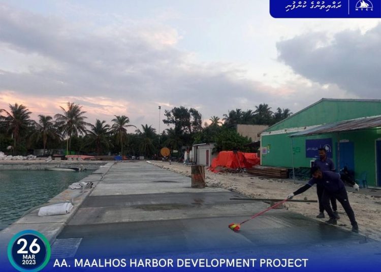 މާޅޮހު ބަނދަރު: މަޝްރޫޢުގެ 71 އިންސައްތަ މަސައްކަތް ނިމިއްޖެ