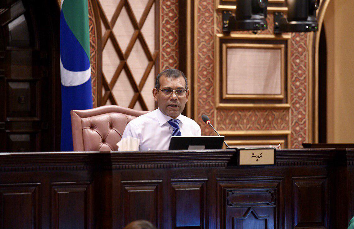 މަޖިލީސް ހުޅުވަން މިއުޅެނީ ސަރުކާރަށް ފާޑުކިޔަންވެގެން- ރައީސް ނަޝީދު