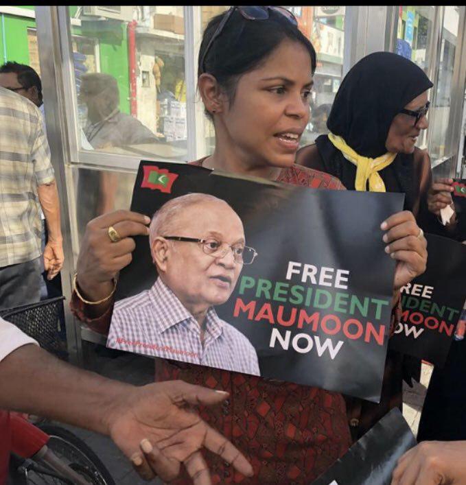 ޖާބިރުގެ ދިފާއުގައި އަނބިކަބަލުން؛ ދިޔާނާ ވިދާޅުވީ 32 މިލިއަން ގެ ވާހަކައަކީ ހަގީގަތެއް ކަމަށް