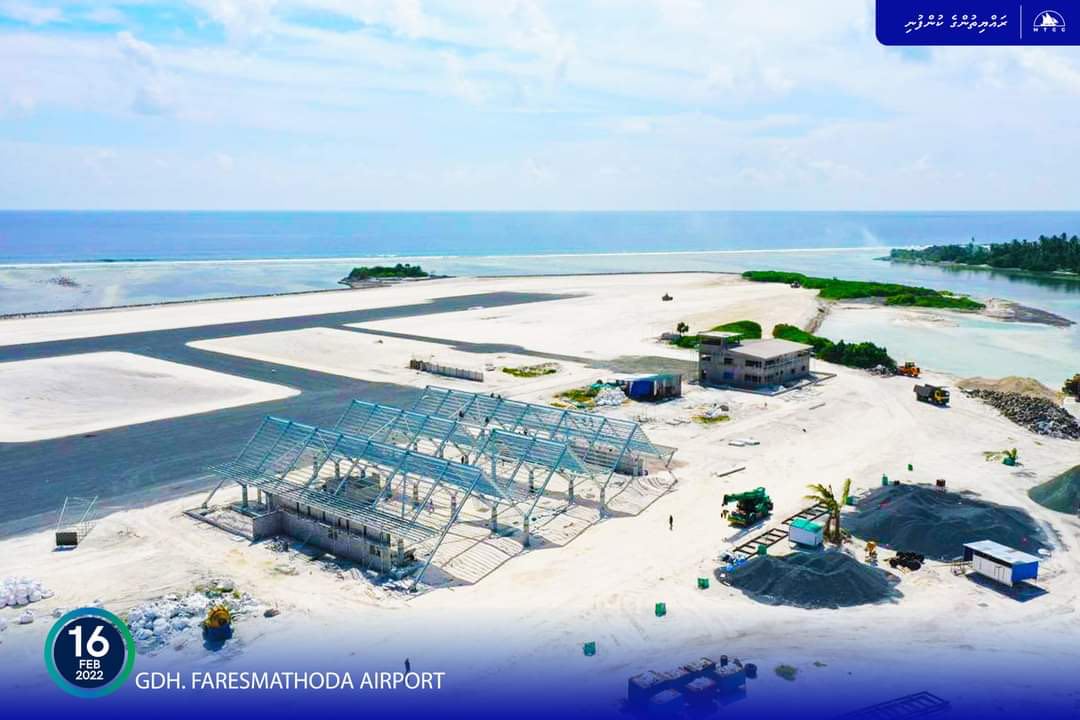 ފަރެސްމާތޮޑާ އެއަރޕޯޓް: ރަންވޭގެ ސަބްގްރޭޑް މަސައްކަތްތަކާއި އޭބީސީ މަސައްކަތްތައް ނިމިއްޖެ