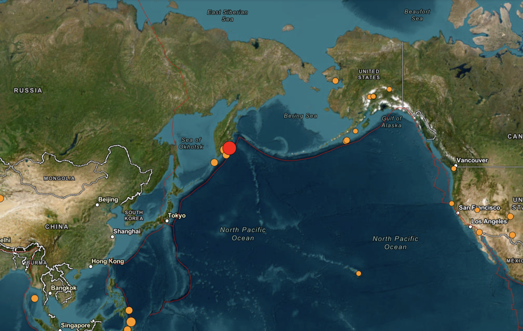 ރަޝިޔާއަށް ބާރުގަދަ ބިންހެލުމެއް އަތުވެއްޖެ, ރާއްޖެ އަށް ނުރައްކަލެއް ނެތް