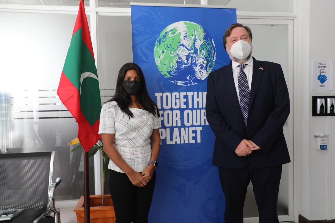 ކޮޕް26ގެ ސަރަޙައްދީ އެމްބެސެޑަރާ ޞަބްރާ ބައްދަލުކުރައްވައިފި