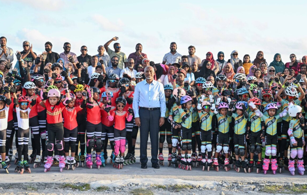 ސްކޭޓް އެރީނާއާއެކު ޒުވާނުންނަށް ގިނަ ފުރުސަތުތަކެއް ފަހިވެގެން ދާނެ: ރައީސް