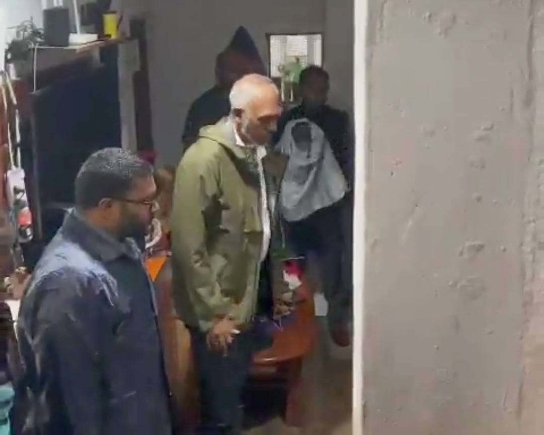 ވިއްސާރައިގައި ގެއްލުން ލިބުނު ތަންތަނުގެ ހާލަތު ރައީސް ބައްލަވާލައްވައިފި